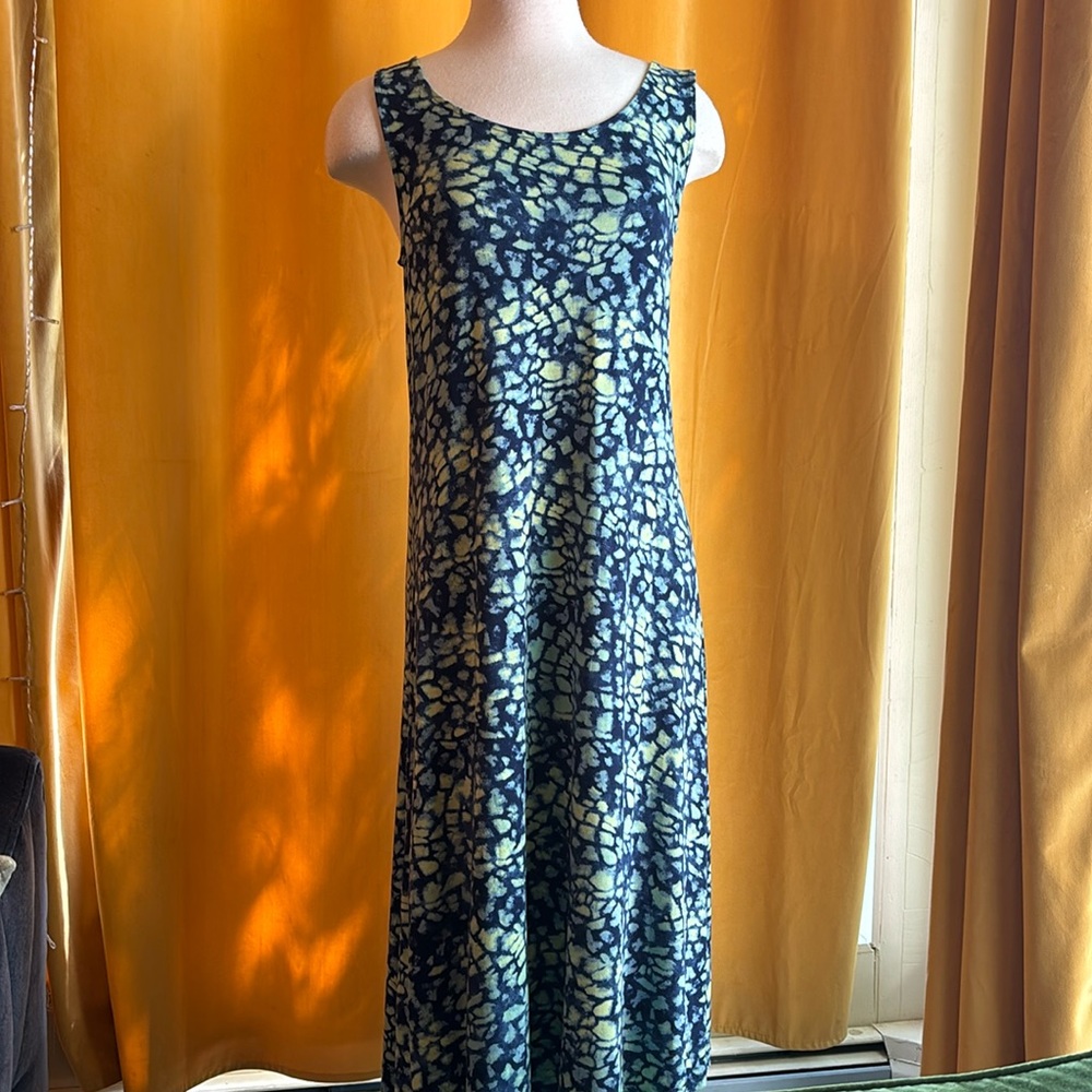 TravelSmith sleeveless maxi tank packable dress